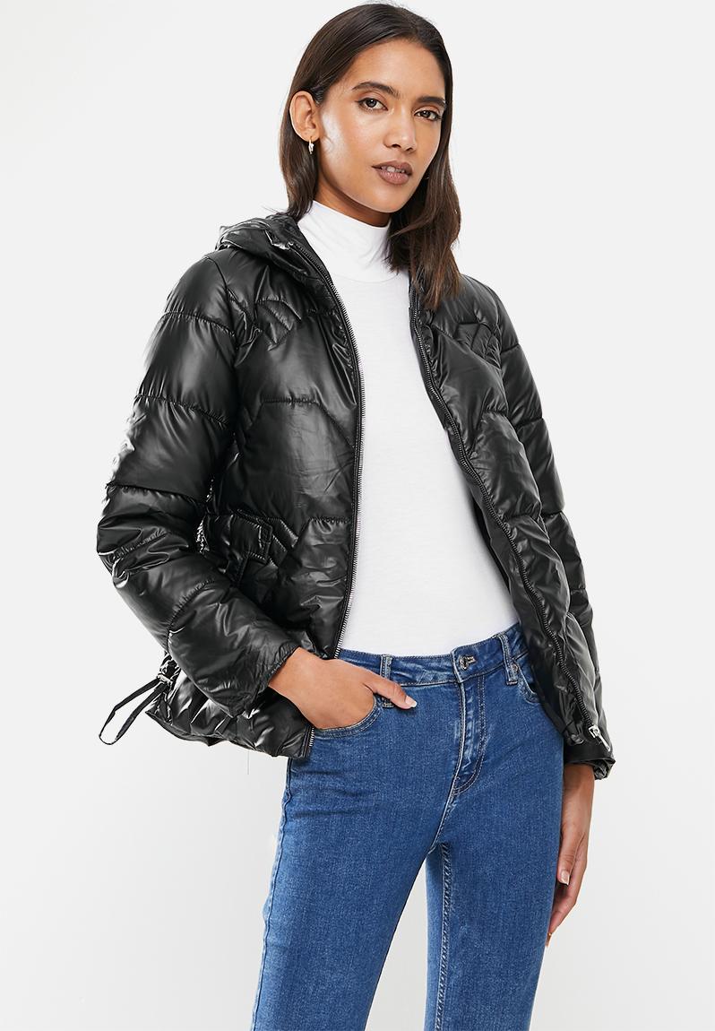 Long sleeve puffer jacket - black Stella Morgan Jackets | Superbalist.com