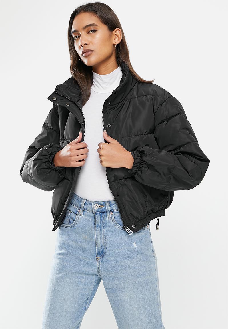 Long sleeve puffer jacket - black2 Stella Morgan Jackets | Superbalist.com