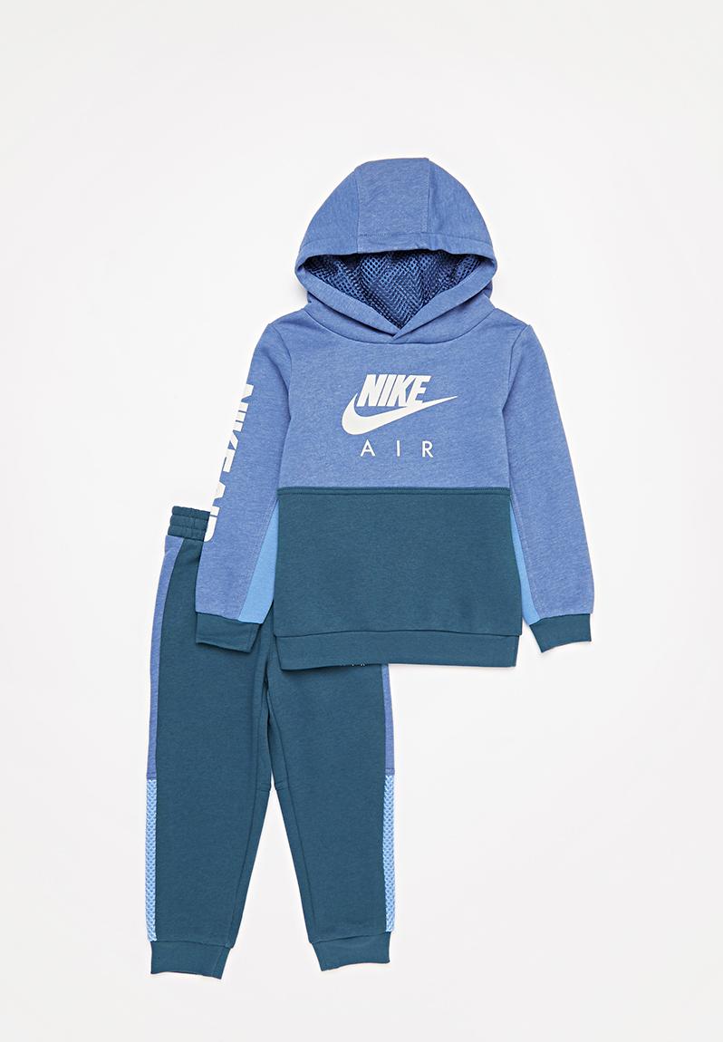 Nkb nsw nike air po + pant set - dk marina blue2 Nike Sets ...