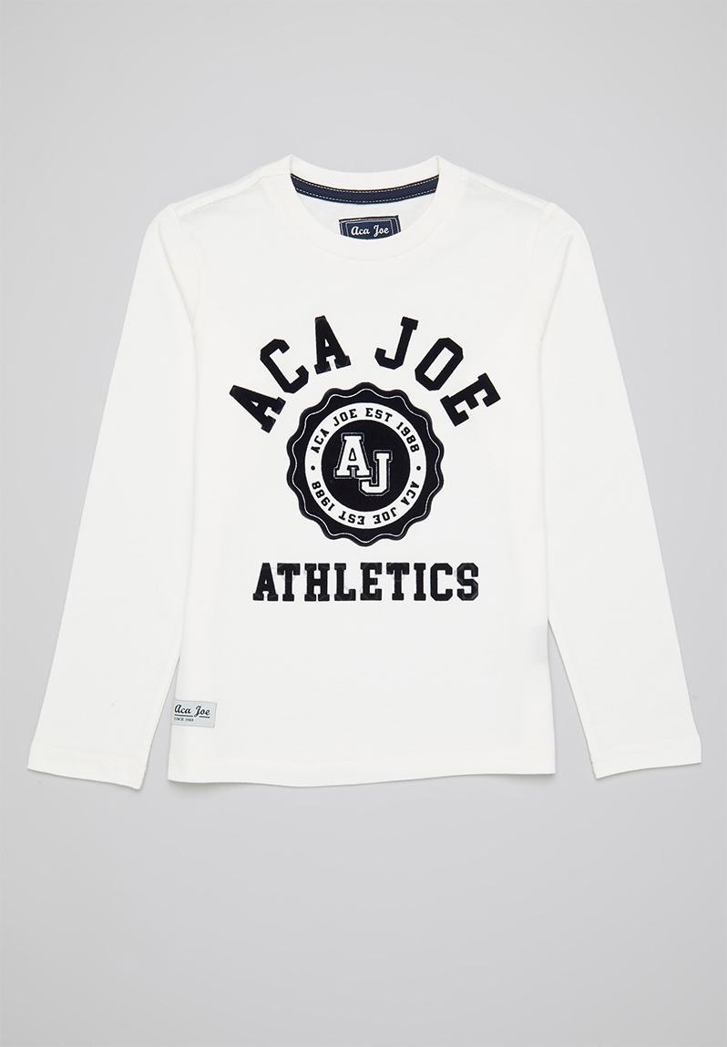 Preboys aca joe flock heritage tee - white/blue Aca Joe Tops ...