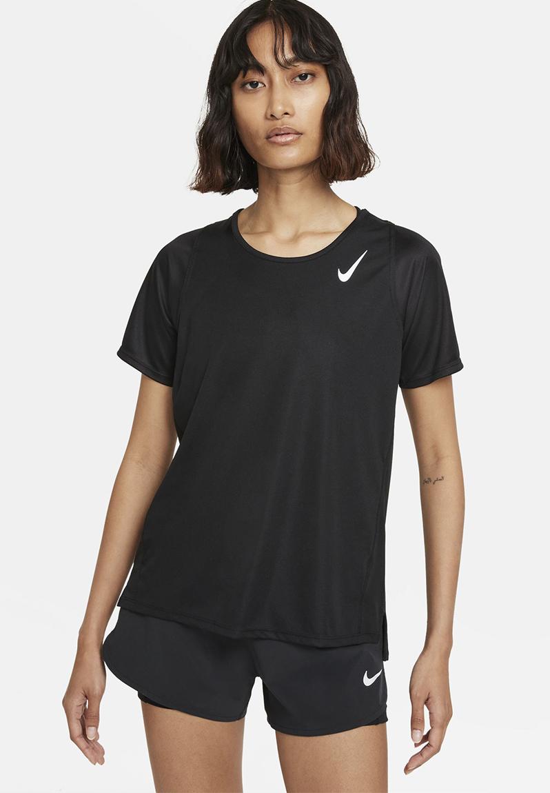 W nk df race top ss - black Nike T-Shirts | Superbalist.com