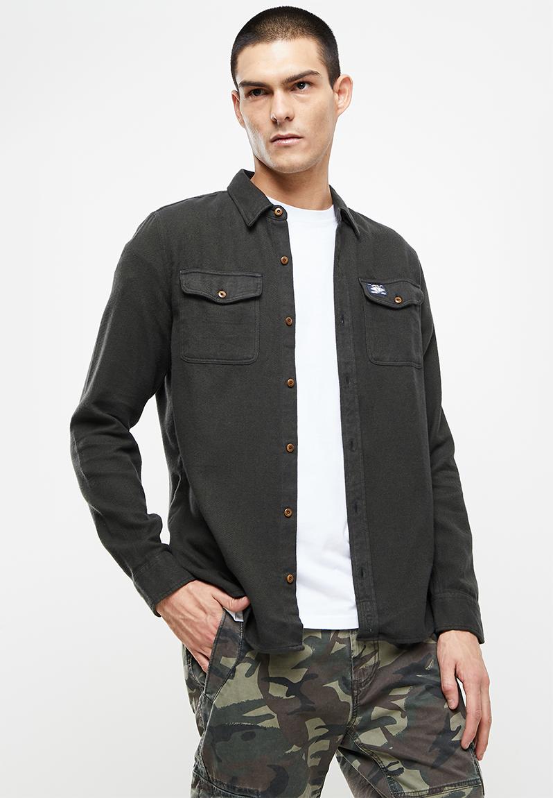 Men's - Organic Cotton Trailsman Flannel Shirt in New Port | UK