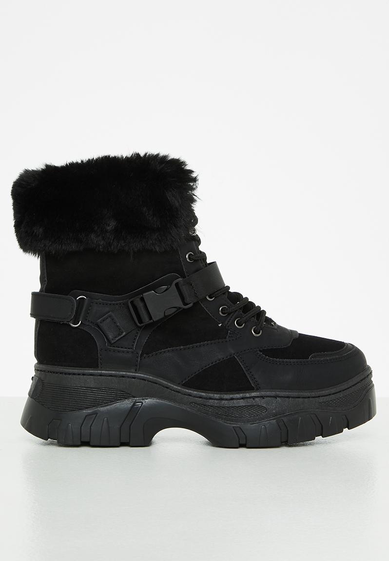 Mrs b snow boots - black