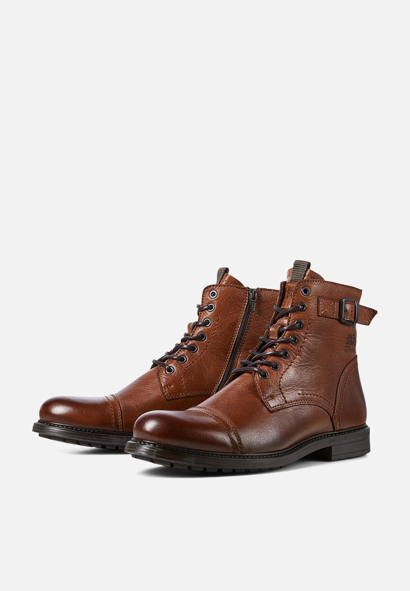 Shelby leather boot - cognac Jack & Jones Boots | Superbalist.com