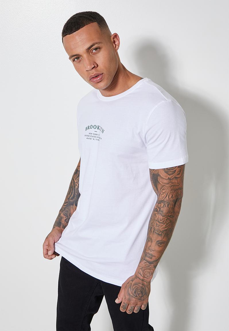 Nate graphic tee - brooklyn - white Superbalist T-Shirts & Vests ...
