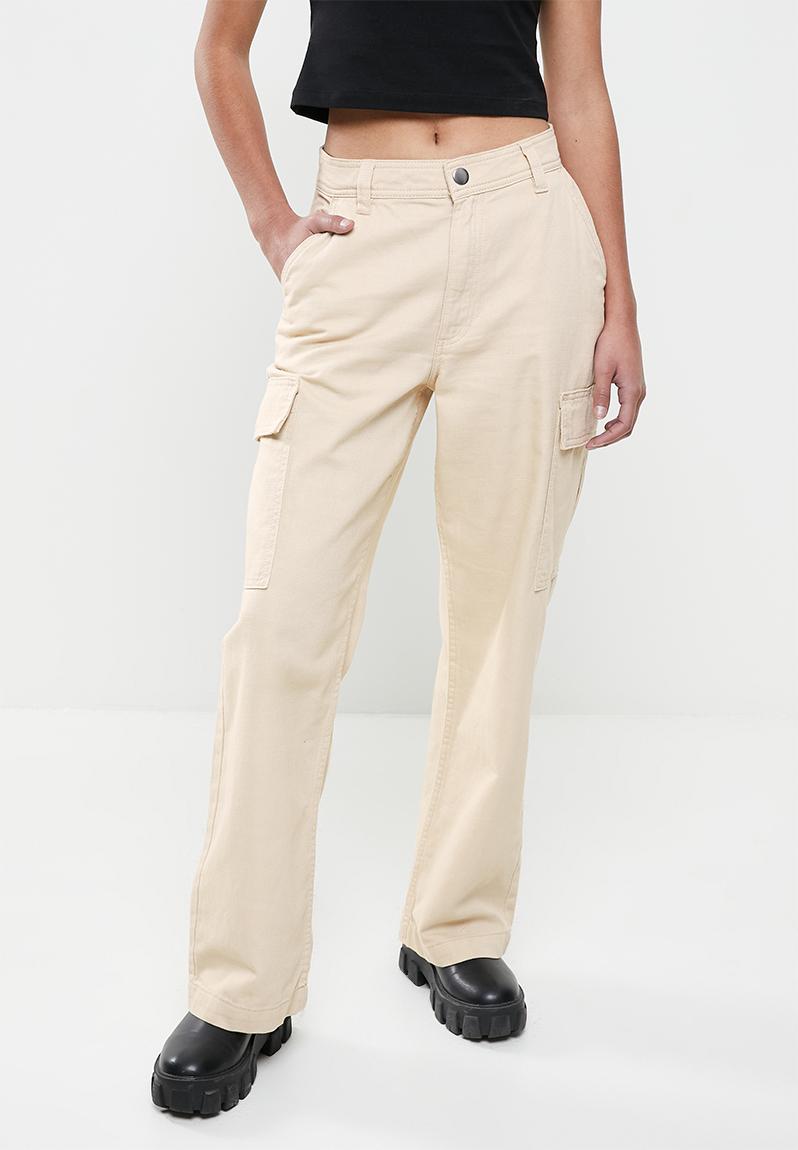 Petite bobbie cargo pant - stone Cotton On Trousers | Superbalist.com