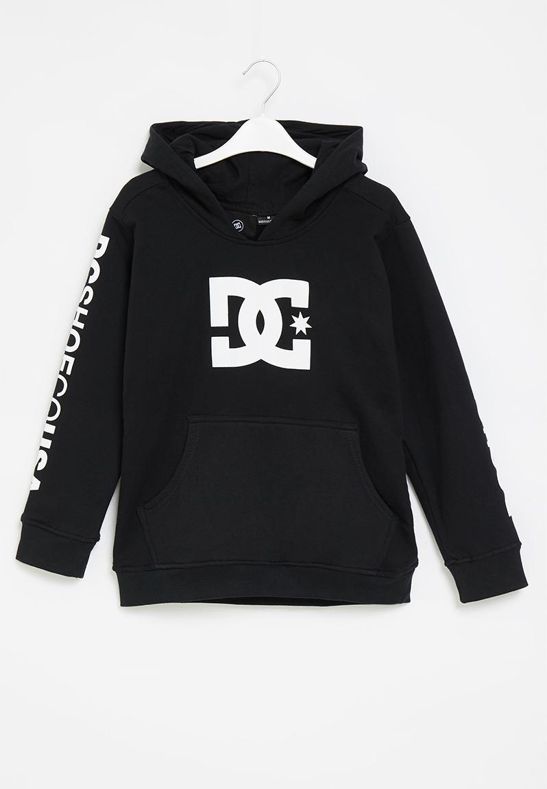 DC Boy's Star Zip Fleece Hoody - Rio Red