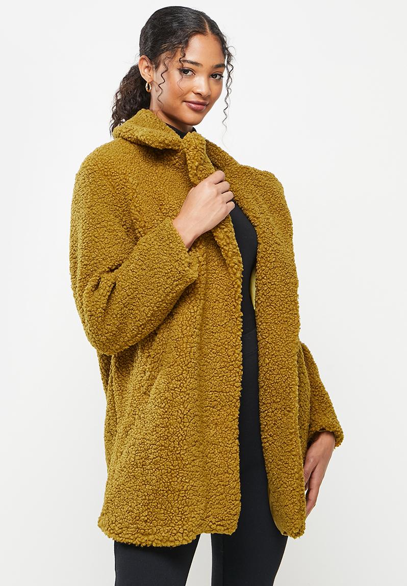 Teddy coat - olive Koton Coats | Superbalist.com