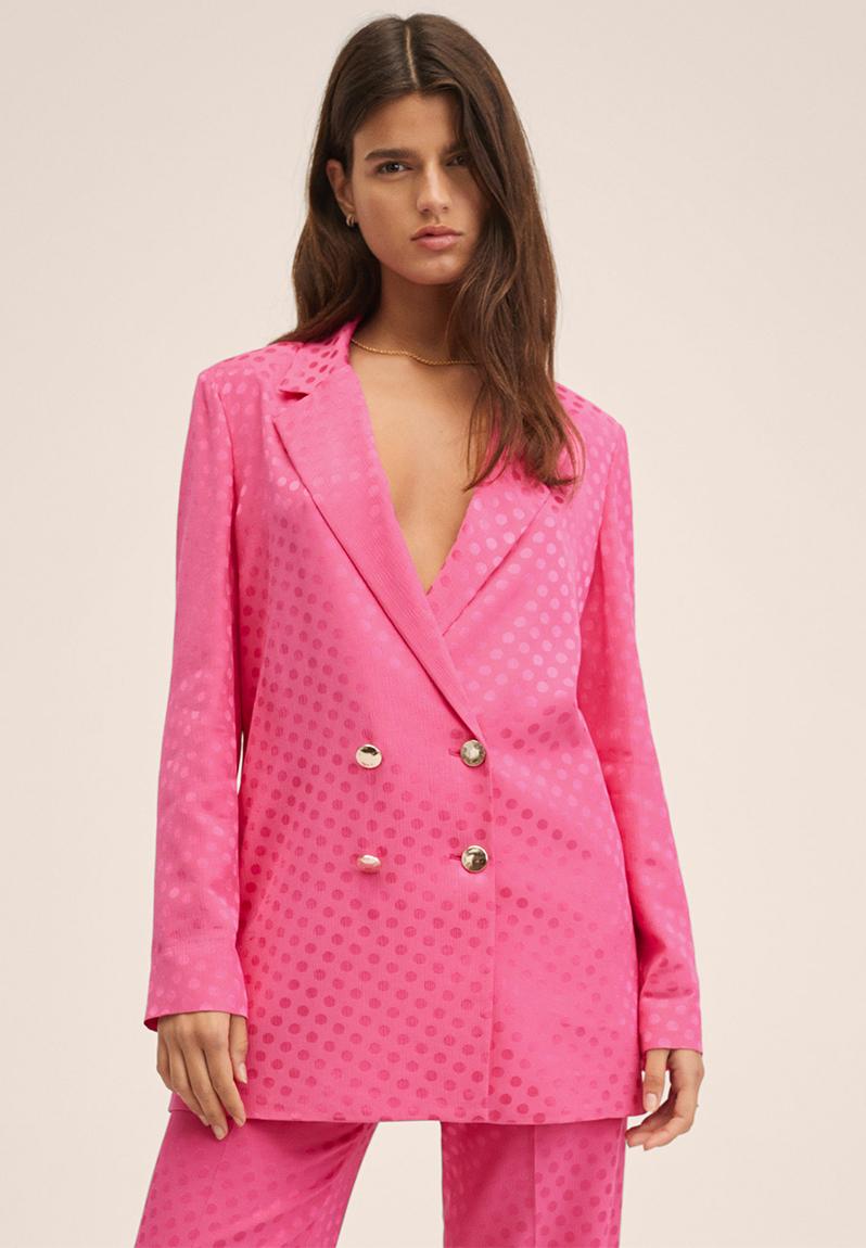 Blazer topete - bright pink MANGO Jackets | Superbalist.com