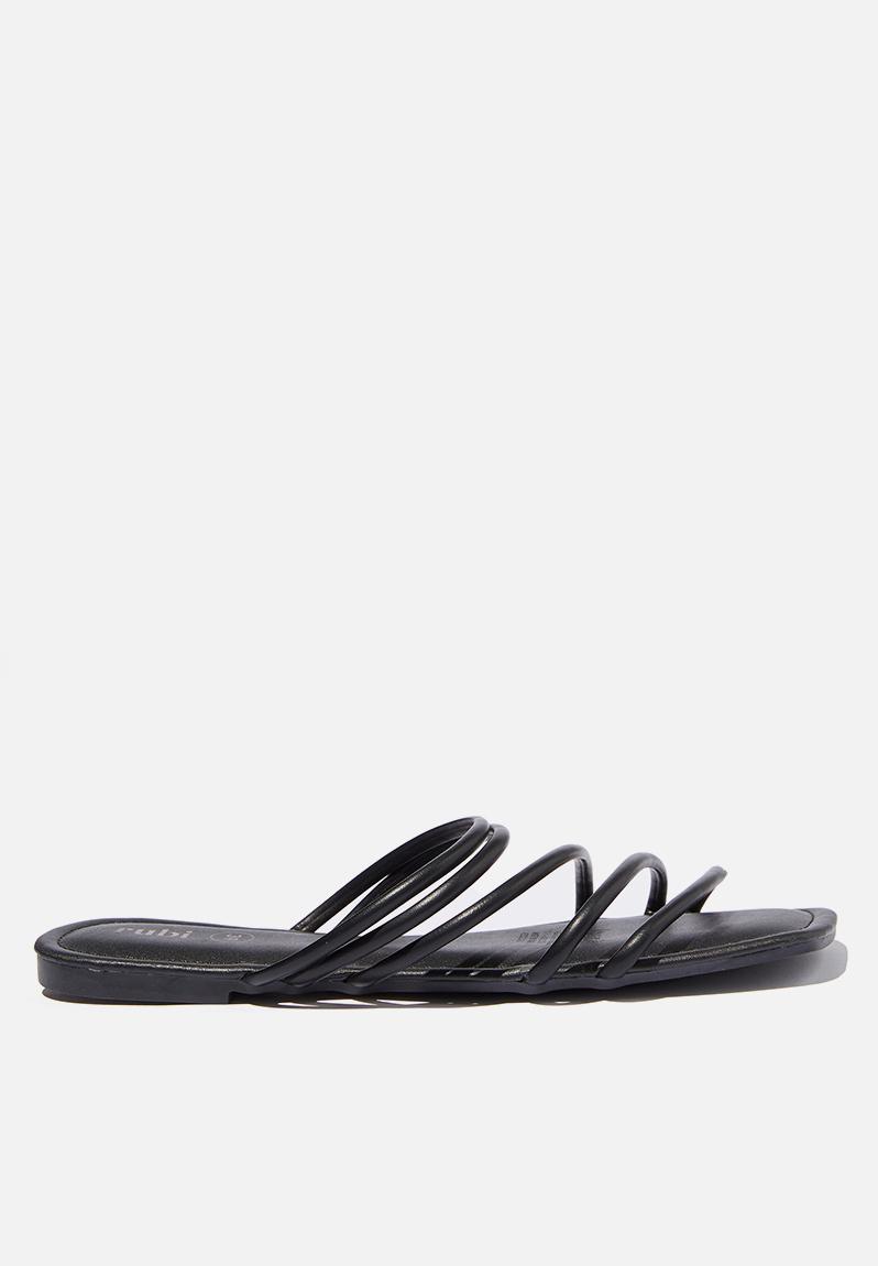 Frankie strappy slide - black pu Cotton On Sandals & Flip Flops ...