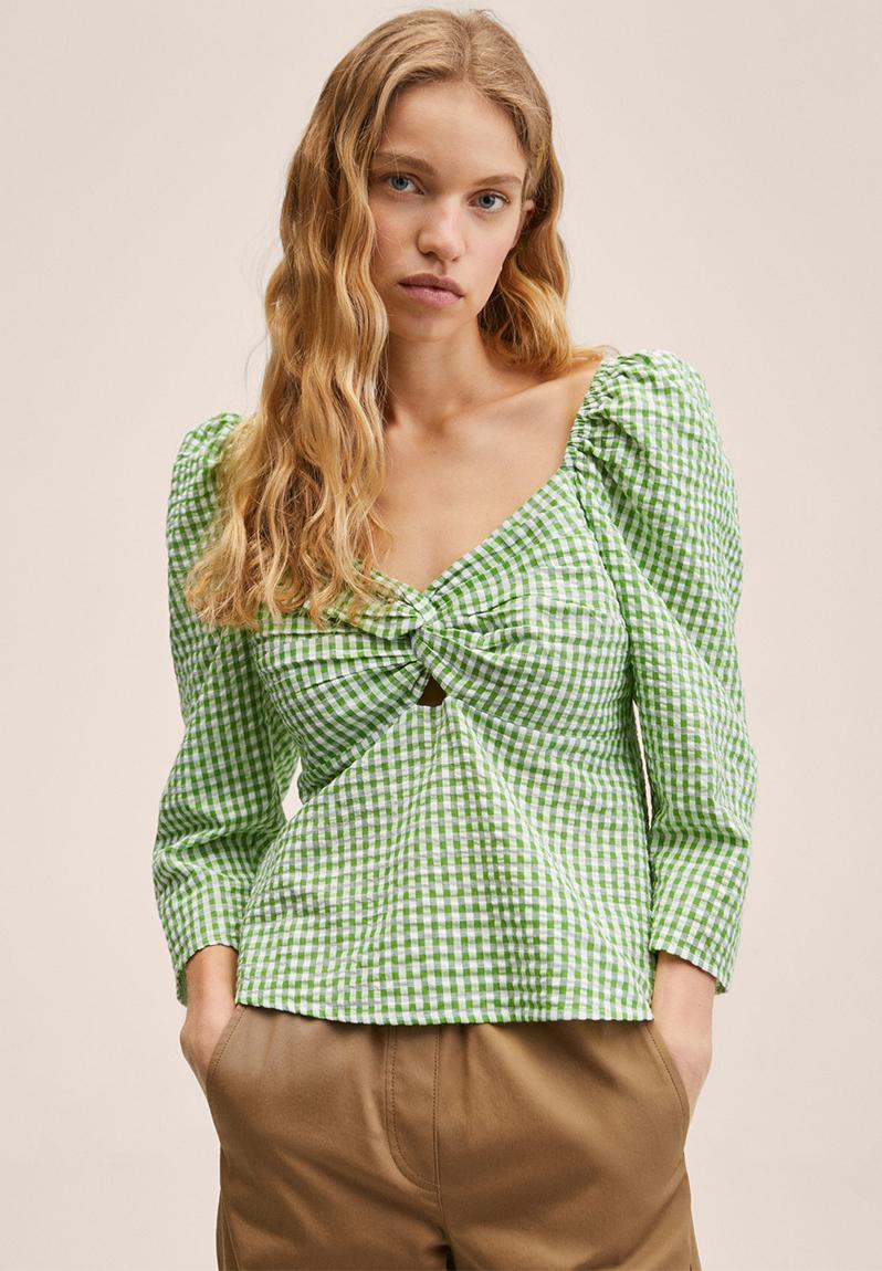 Blouse montsera - green MANGO Blouses | Superbalist.com