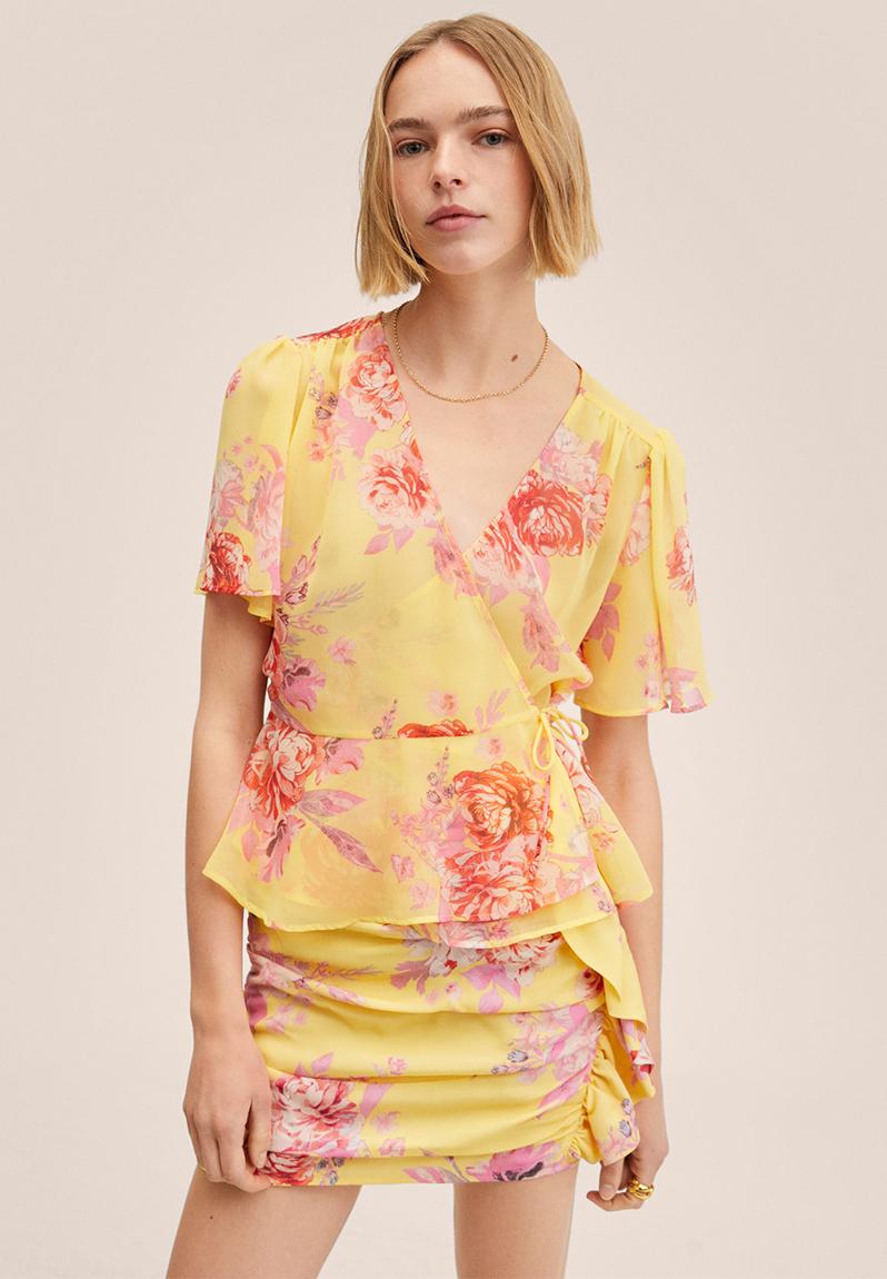 Blouse romance - yellow MANGO Blouses | Superbalist.com