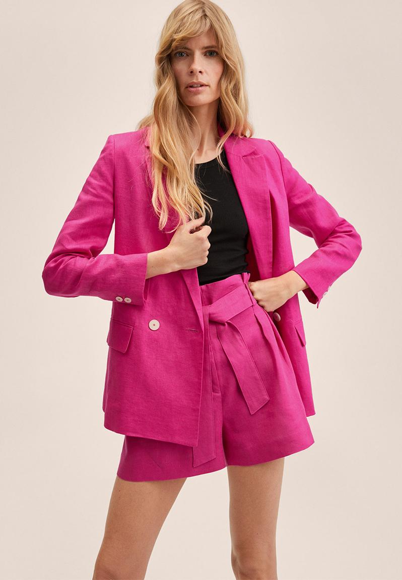 Blazer ampa - bright pink MANGO Jackets | Superbalist.com