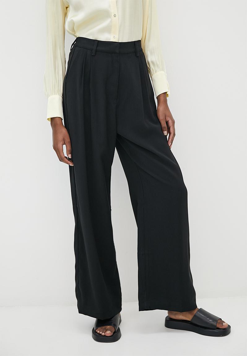 Wide leg trousers - black Superbalist Trousers | Superbalist.com