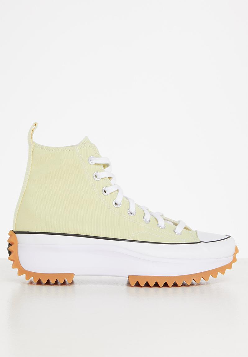 Run star hike seasonal color platform hi - a02132c - lemon drop/black ...