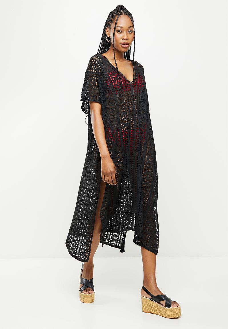 Velvet Party Wear Front Slit Kaftan