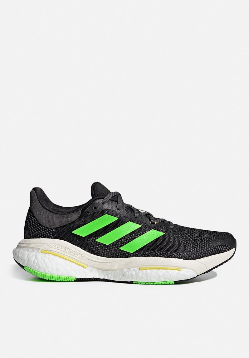 Solar glide 5 m - gx6703 - core black/solar green/beam yellow adidas ...