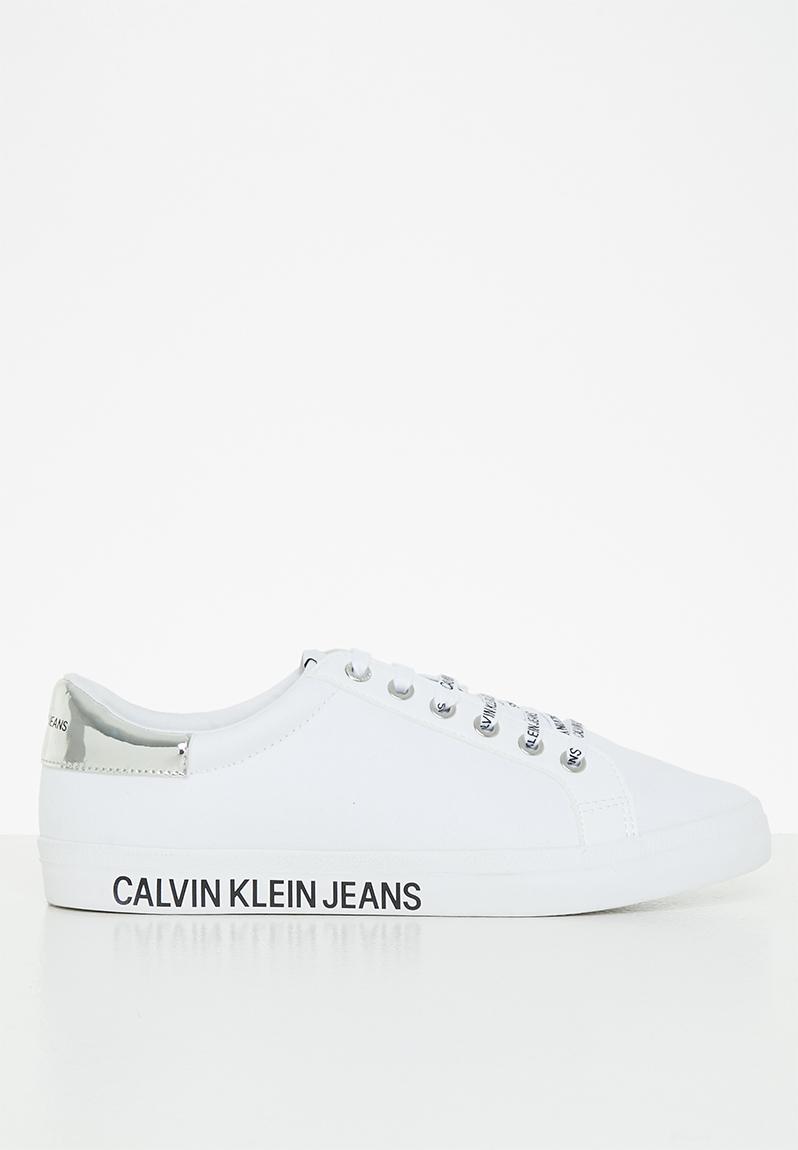 Ck low profile sneaker womens white CALVIN KLEIN Sneakers