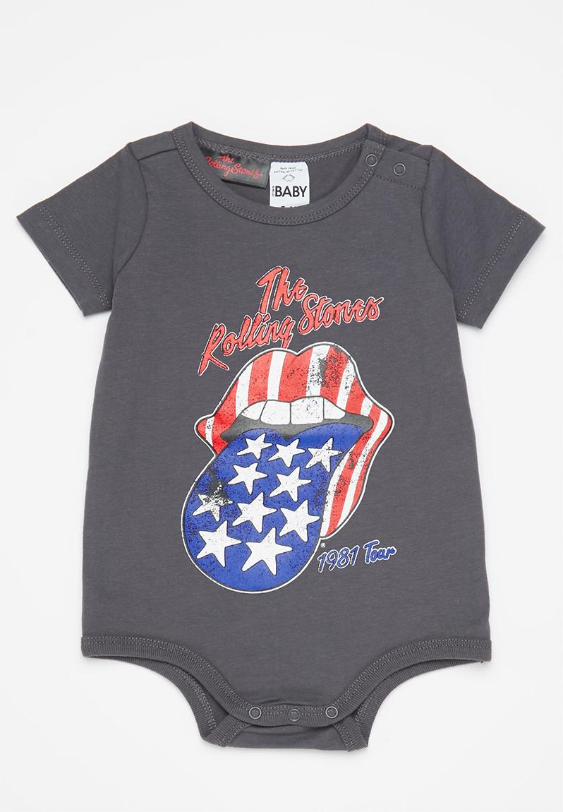 The short sleeve bubbysuit lcn - lcn bra rabbit/rolling stones america