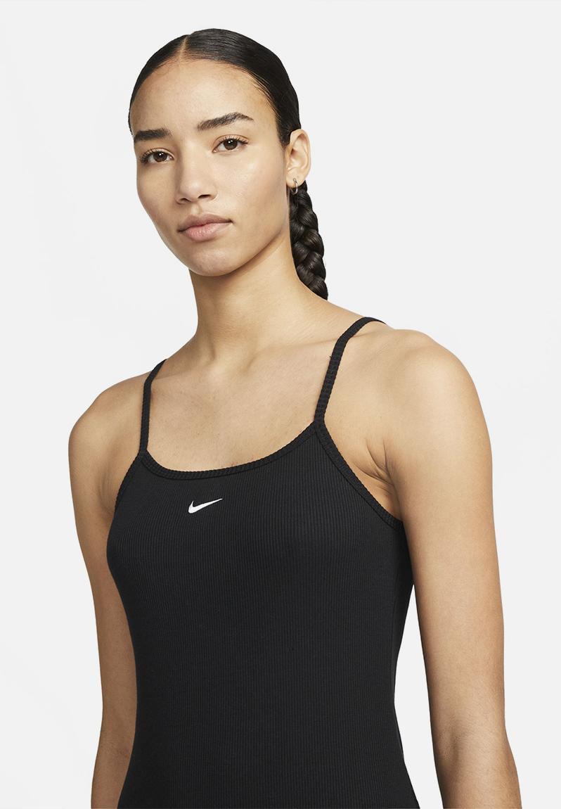 nsw-essntl-rib-dress-bycn-black-white-nike-t-shirts-superbalist