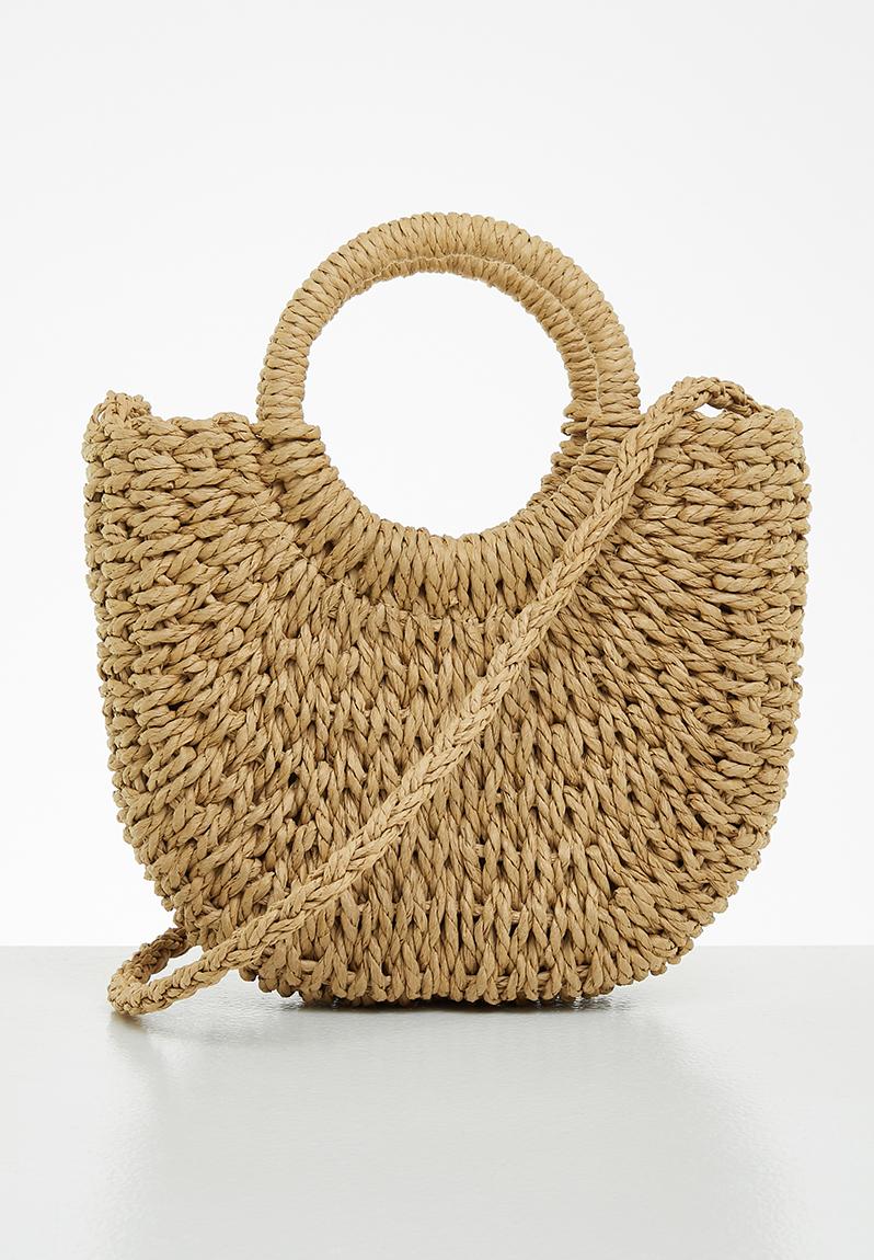 Straw top handle bag - natural Superbalist Bags & Purses | Superbalist.com