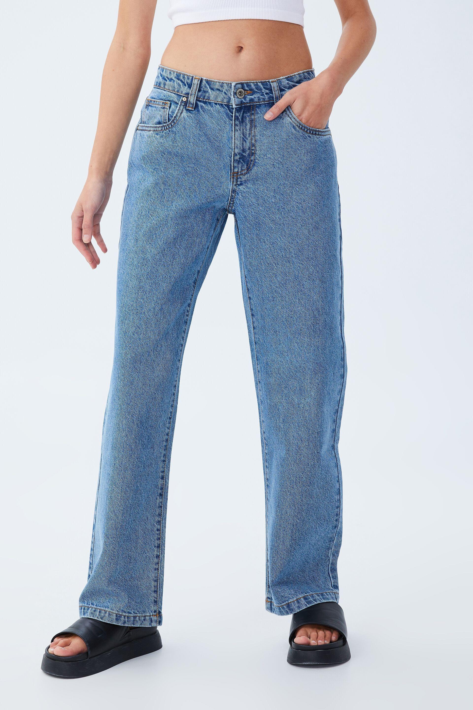 Petite low rise straight jean - offshore blue Cotton On Denim ...