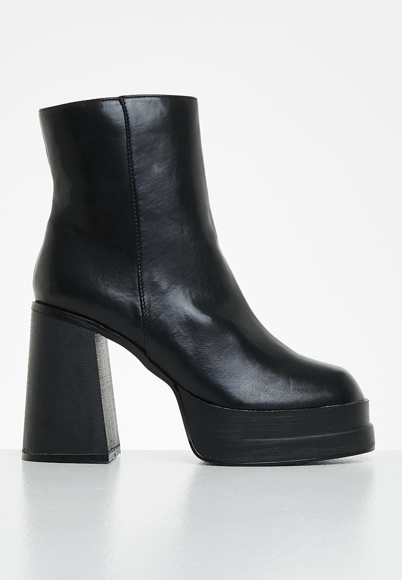 Nor platform ankle boot - black pu Z_Code_Z Boots | Superbalist.com