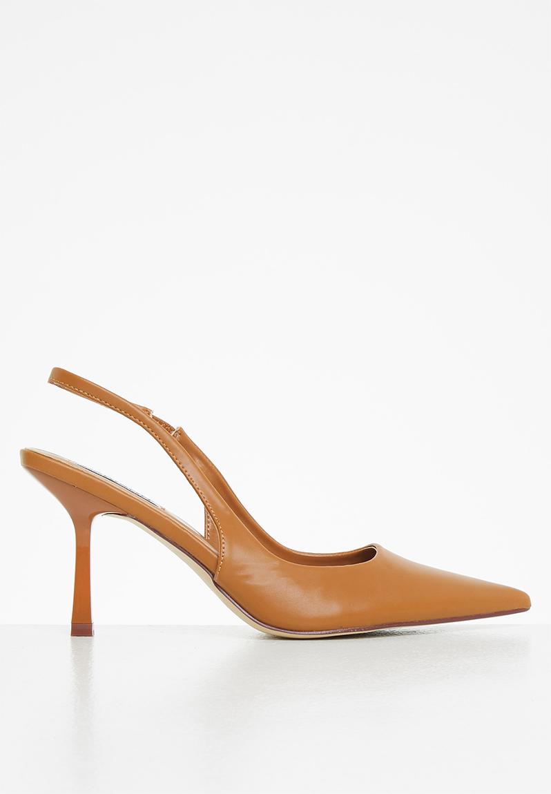 Bonnie slingback stiletto heel - tan Madison® Heels | Superbalist.com