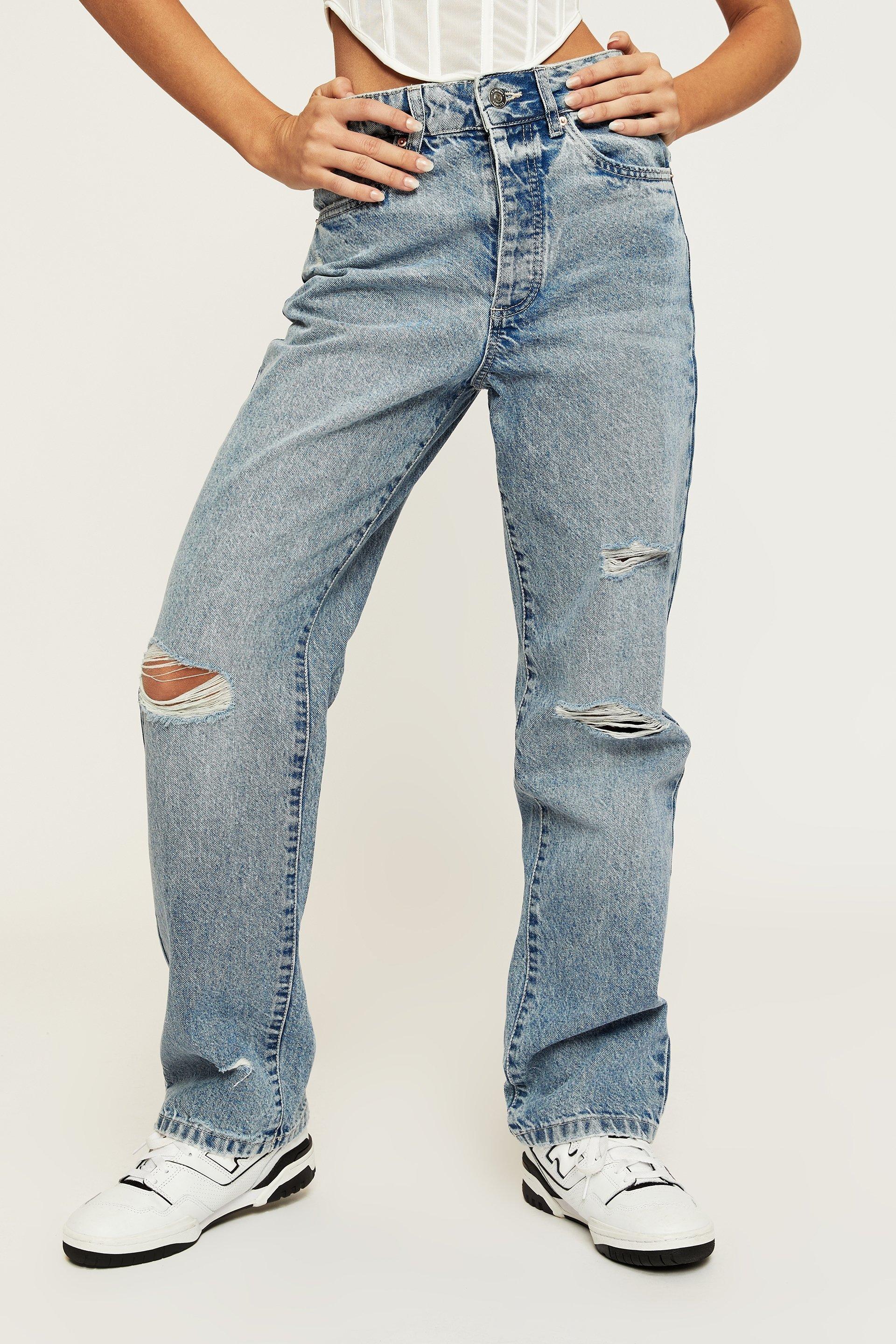 Straight leg ripped jean - paradise blue rip Supré Jeans | Superbalist.com