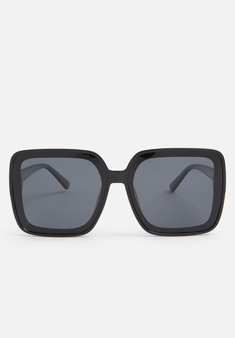 Oversized Square Sunglasses Black Superbalist Eyewear 1222