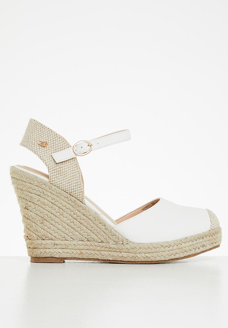 white block wedge heels