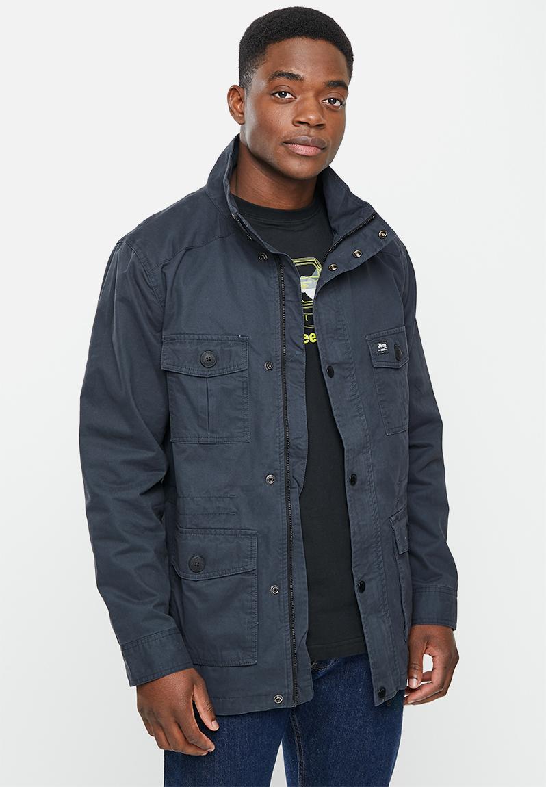 Canvas field jacket-navy-jeep - navy-jeep JEEP Jackets | Superbalist.com