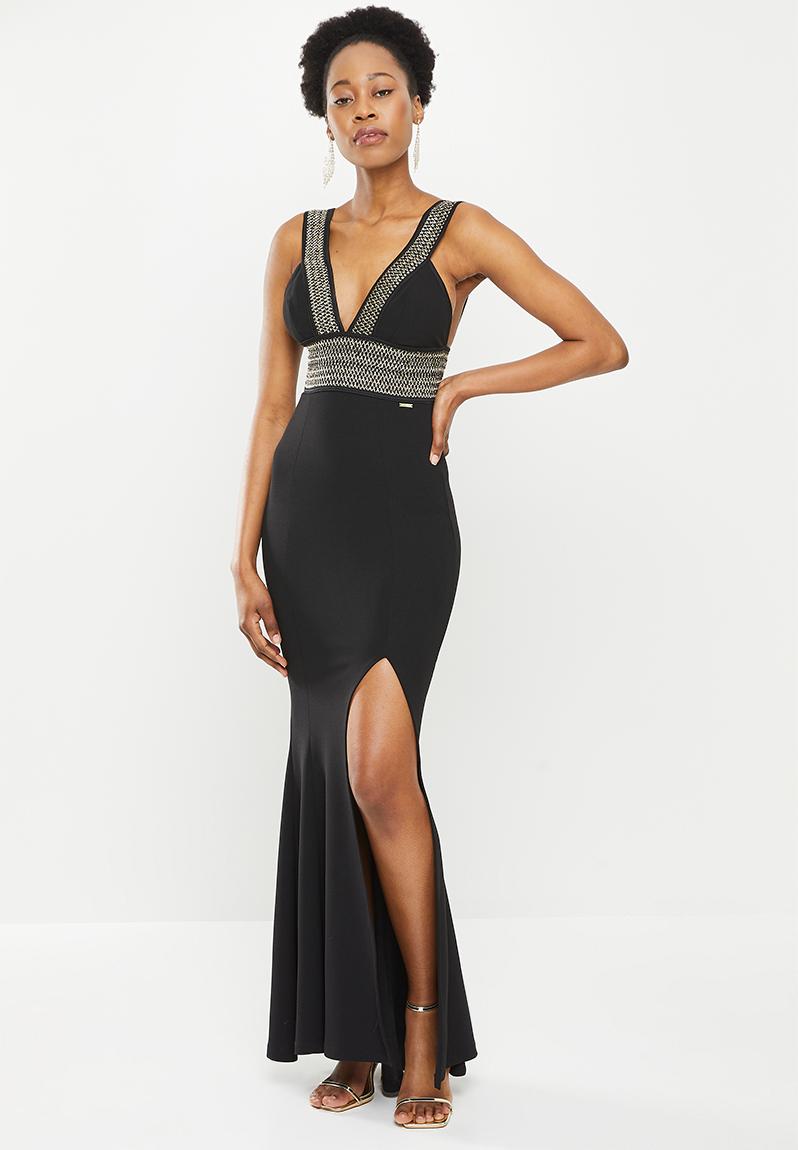 Maxi dress with lurex elastic - black SISSY BOY Occasion | Superbalist.com