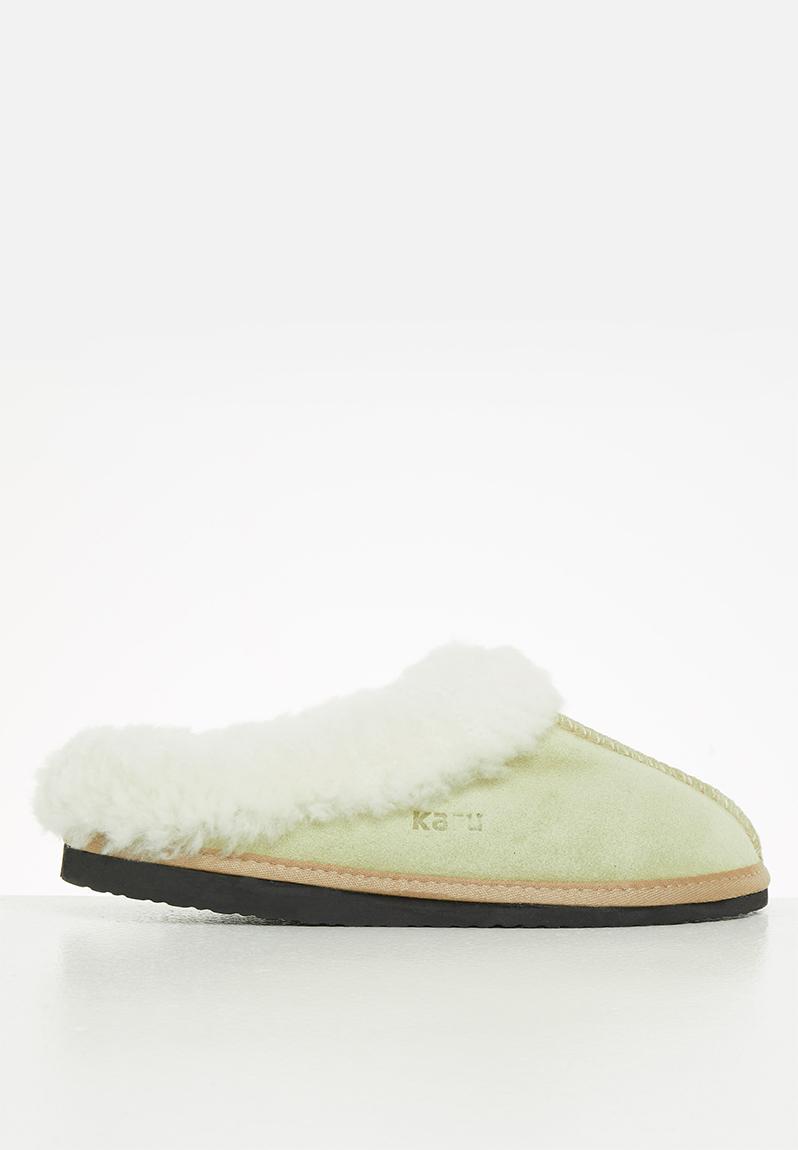 Sleek suede slipper - gunston light avo Karu Pumps & Flats ...