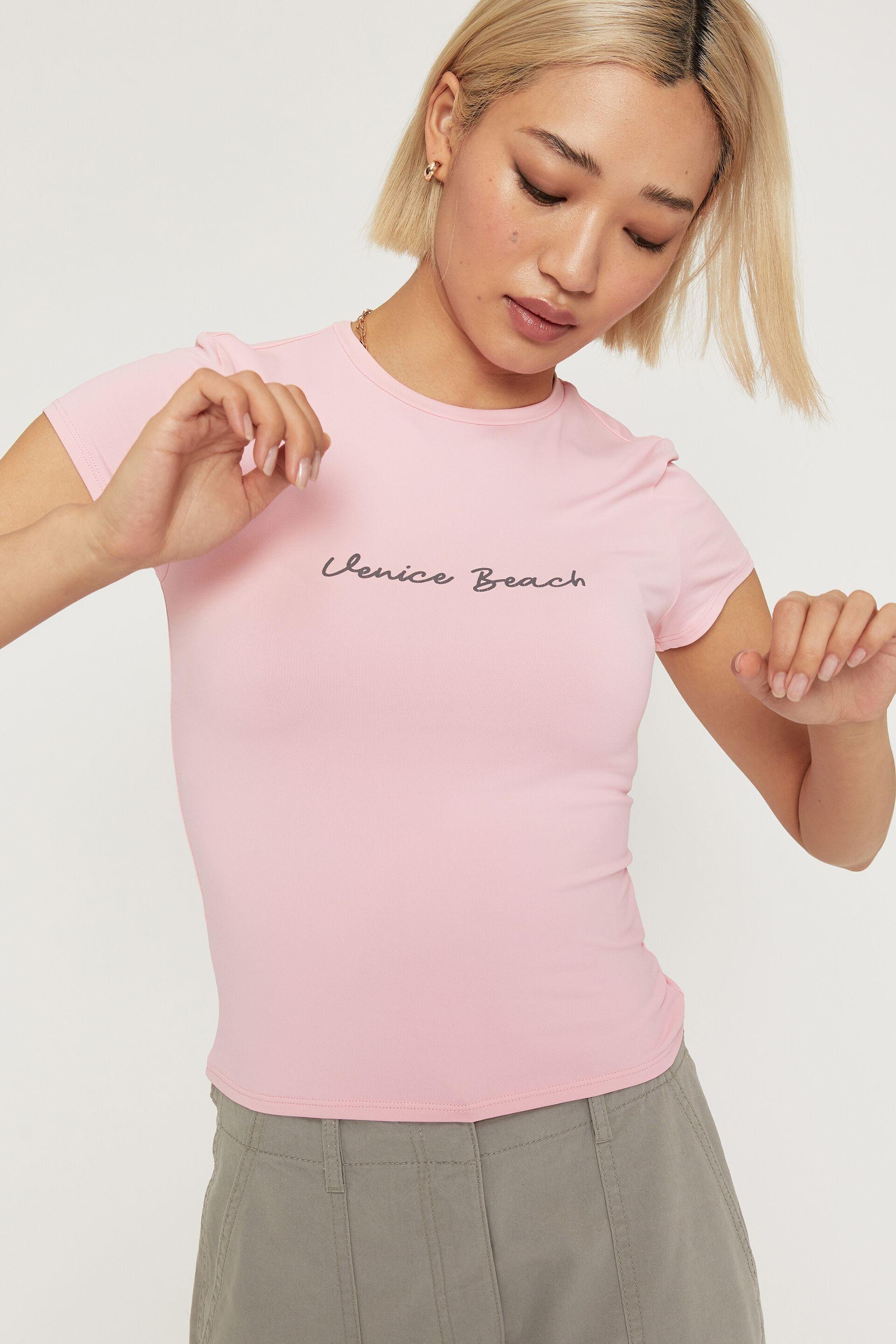 Pia luxe graphic T-shirt - pretty in pink & venice beach Supré T-Shirts ...