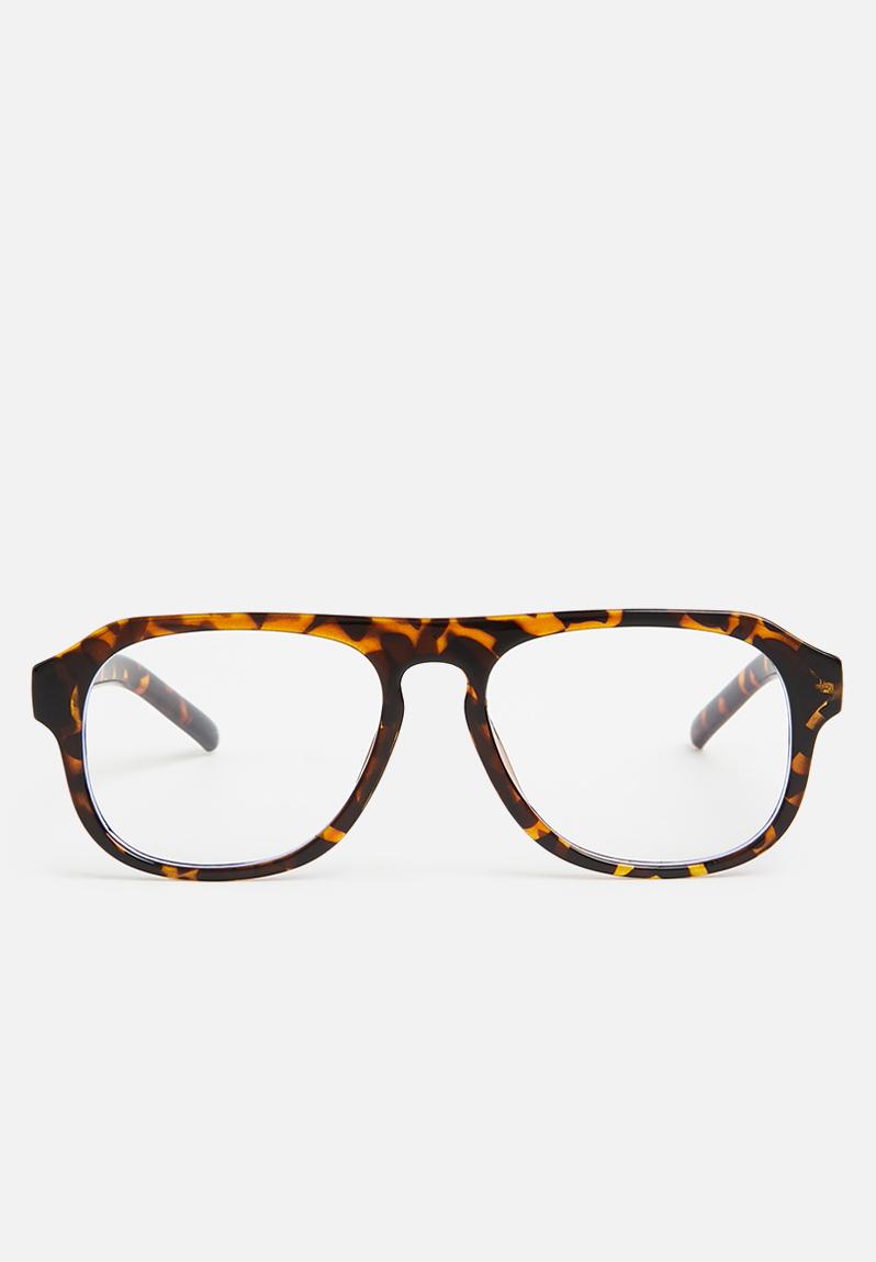 Aviator blue light glasses - tortoise shell Superbalist Eyewear ...