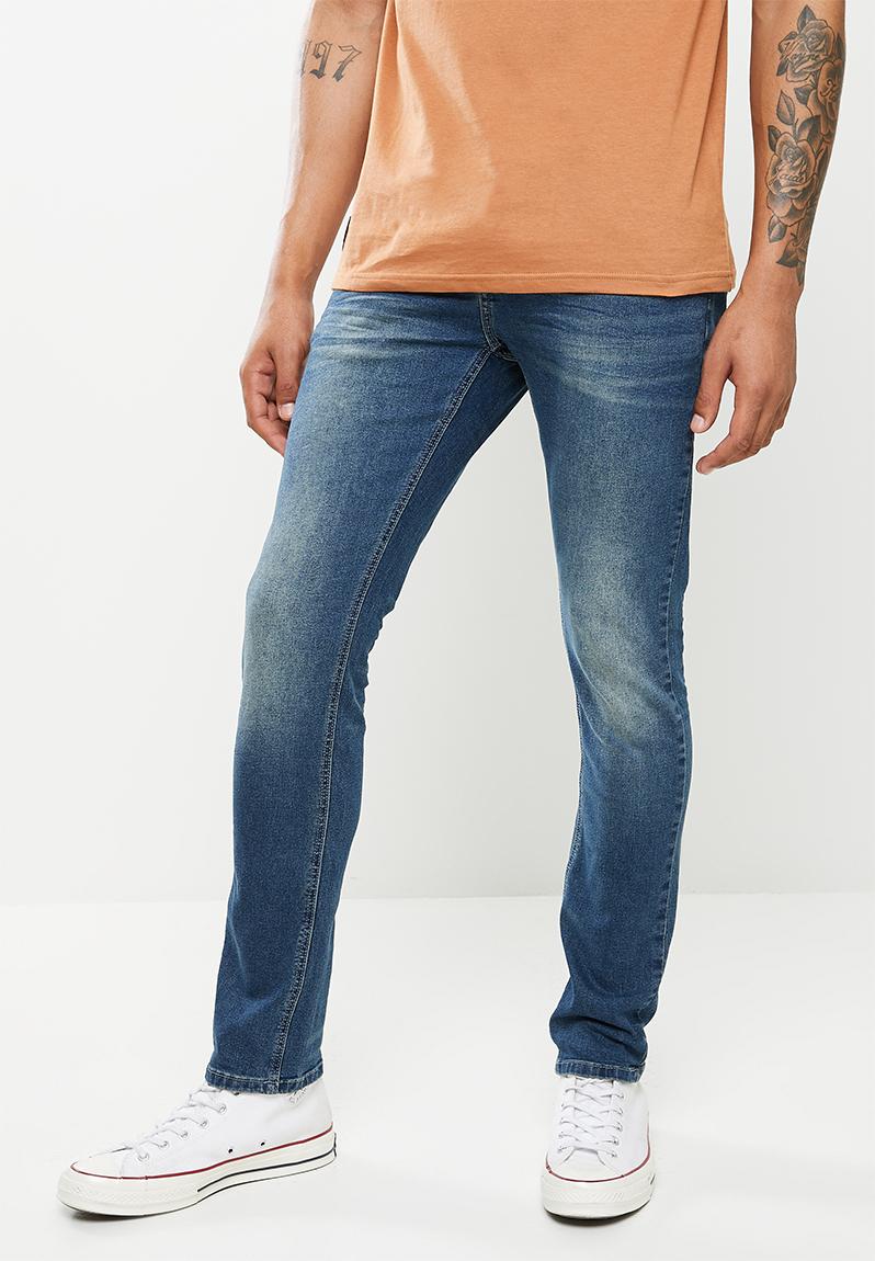Aca joe basic skinny jeans -medium blue Aca Joe Jeans | Superbalist.com