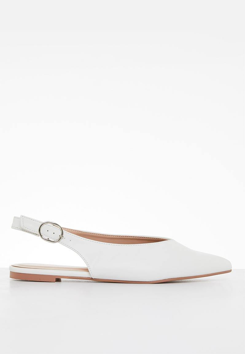 Harper slingback - white Superbalist Pumps & Flats | Superbalist.com