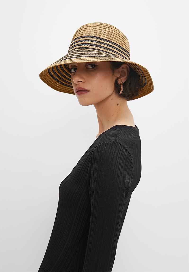 Jennifer sun hat - black/natural Superbalist Headwear | Superbalist.com