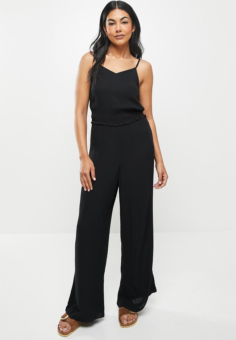 Maui strap jumpsuit - black Jacqueline de Yong Jumpsuits & Playsuits ...