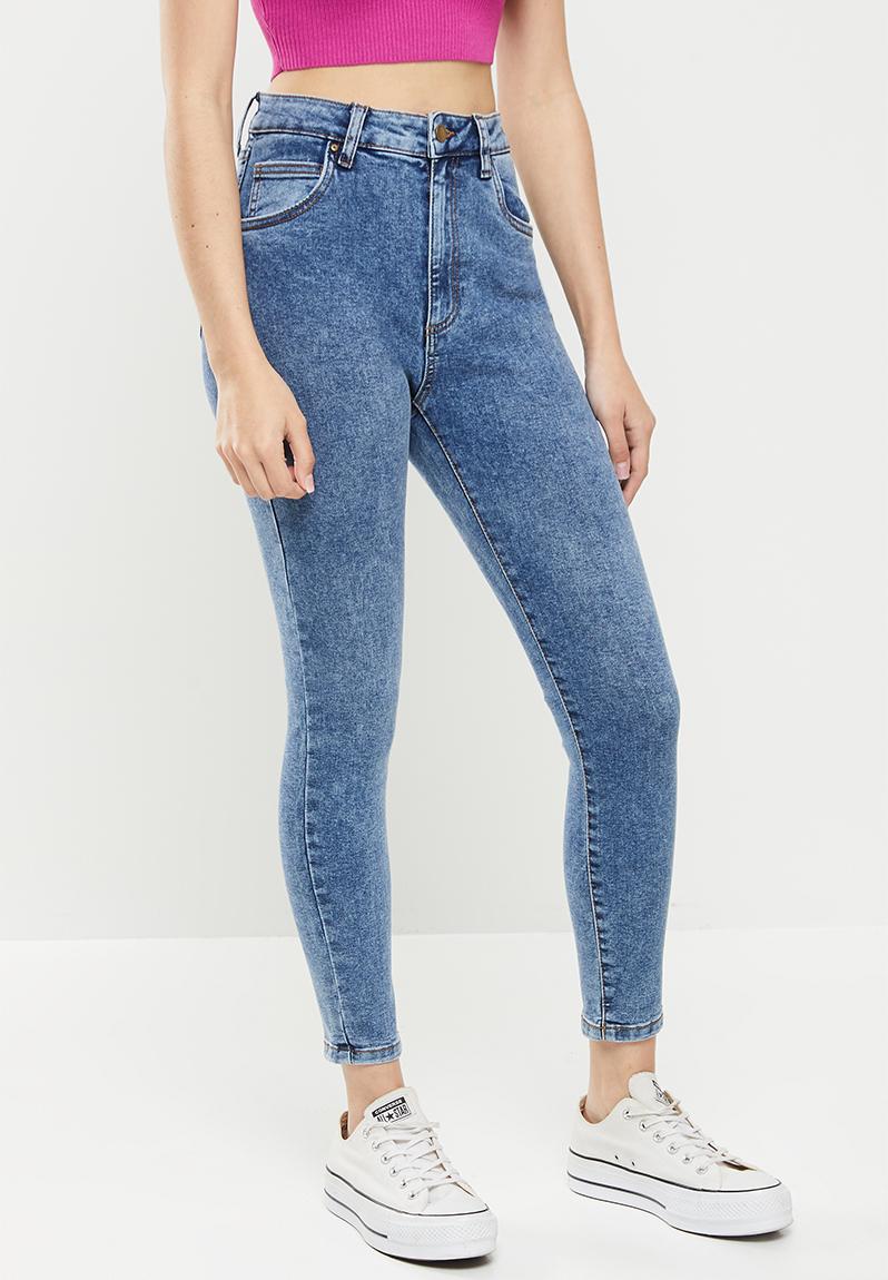 High rise cropped skinny jean - reef blue Cotton On Jeans | Superbalist.com