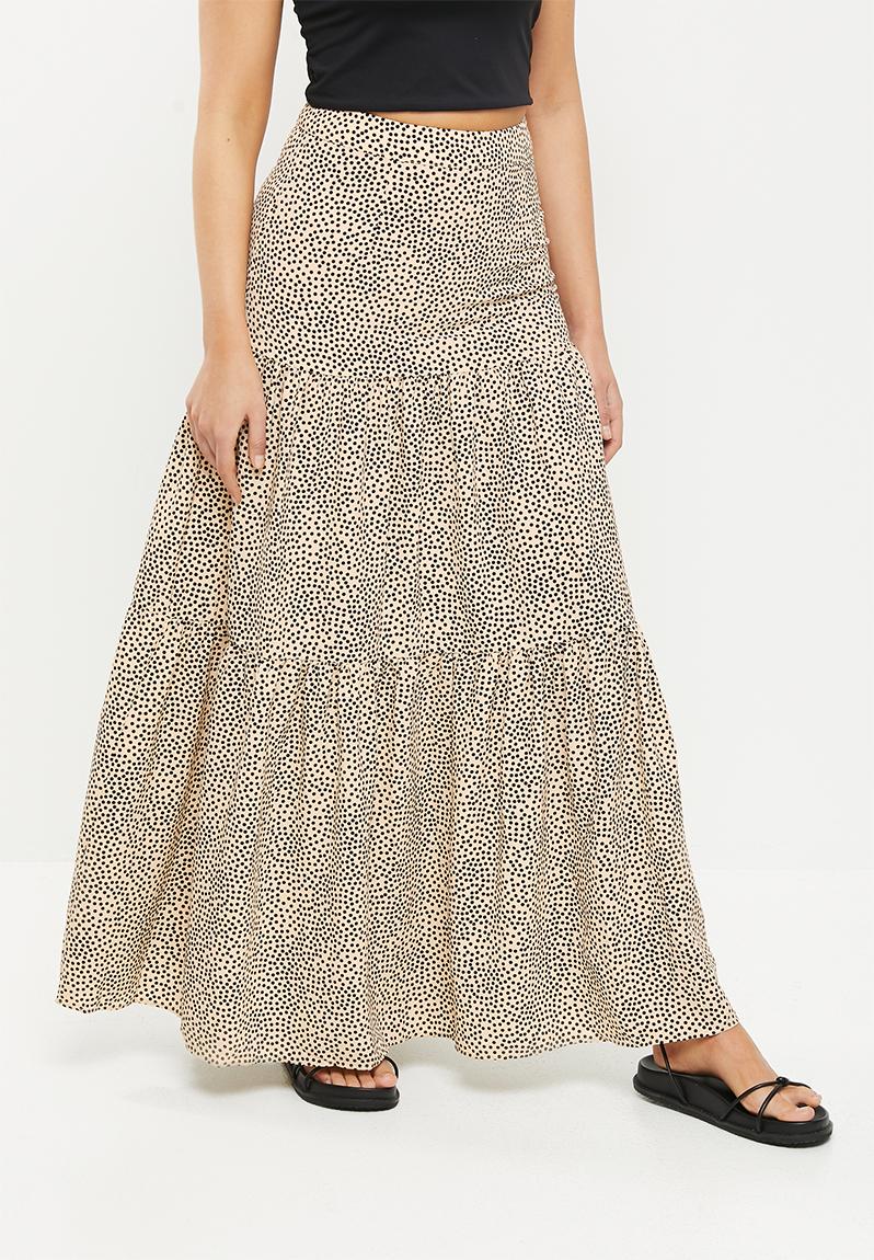 Braylyn Polka Dot Maxi Skirt