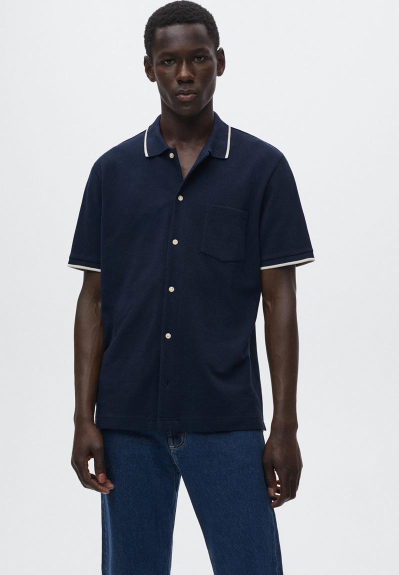 Polo shirt aloe - navy1 MANGO Shirts | Superbalist.com