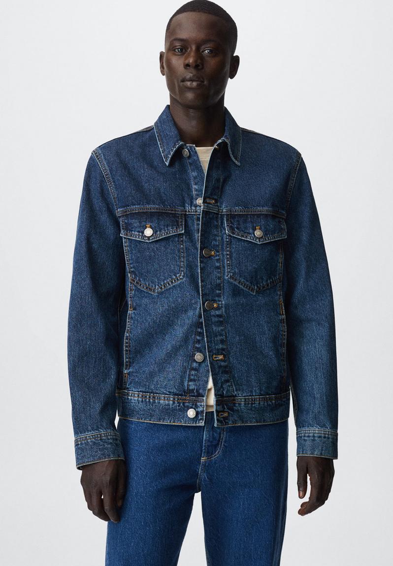 Ryan jacket - blue MANGO Jackets | Superbalist.com