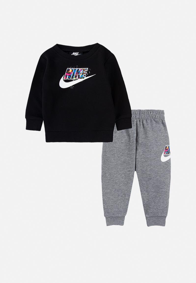 Nkb b nsw thrill crew pant set - carbon heather Nike Sets | Superbalist.com