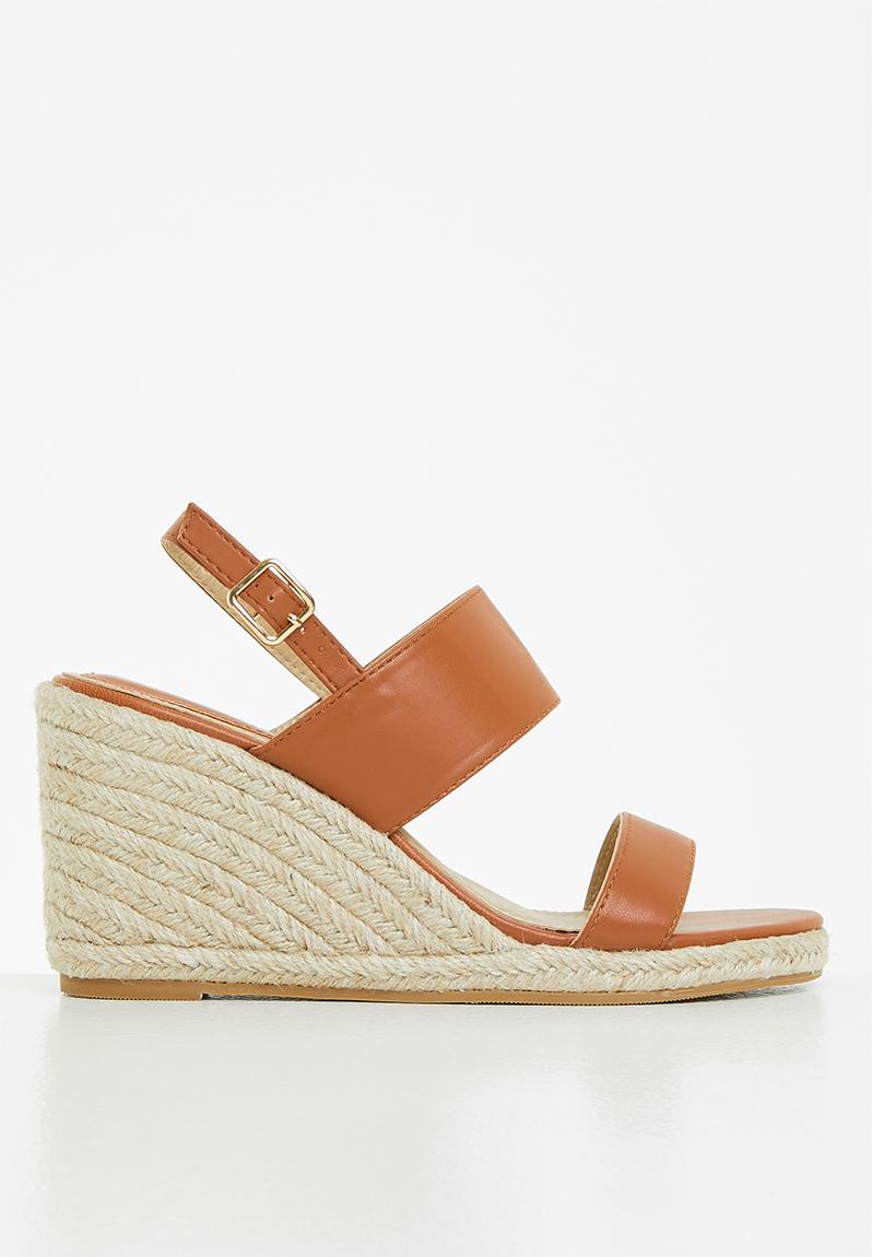Nadia Heeled Espadrille Sandal - Tan main image 0
