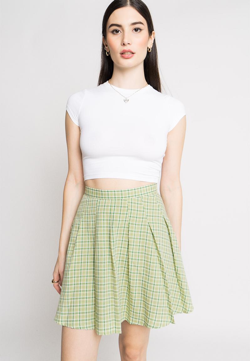 Emily skirt - green check Daisy Street Skirts | Superbalist.com