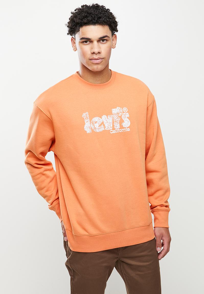 Relaxd graphic crew - orange Levi’s® Hoodies & Sweats | Superbalist.com