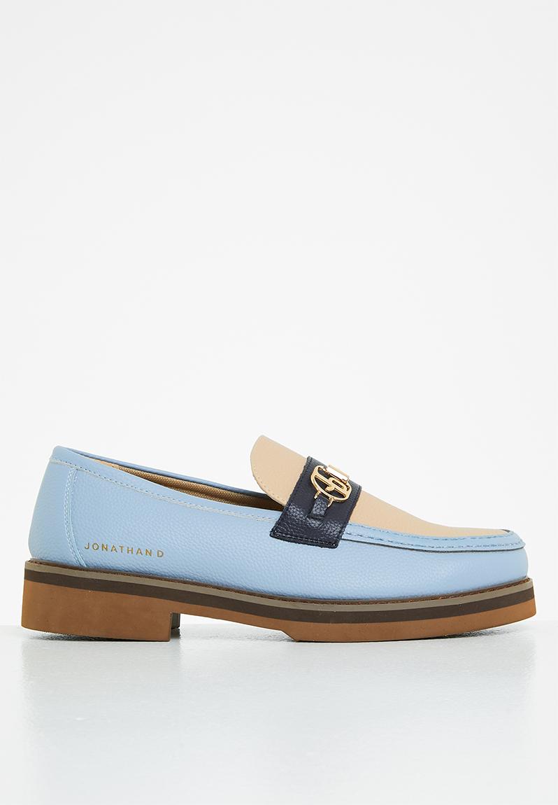 J Winston - blue/cream Jonathan D Slip-ons and Loafers | Superbalist.com