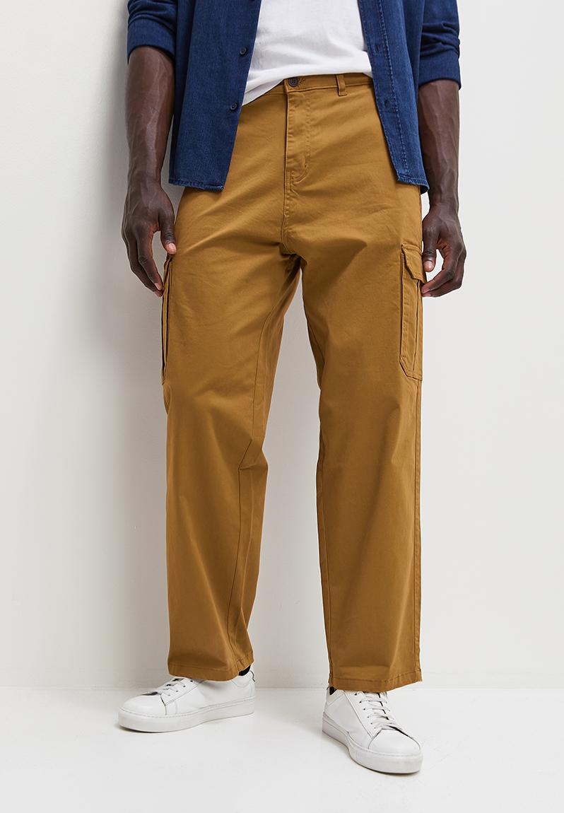 Regular fit cargo pant - camel Lark & Crosse Pants & Chinos ...